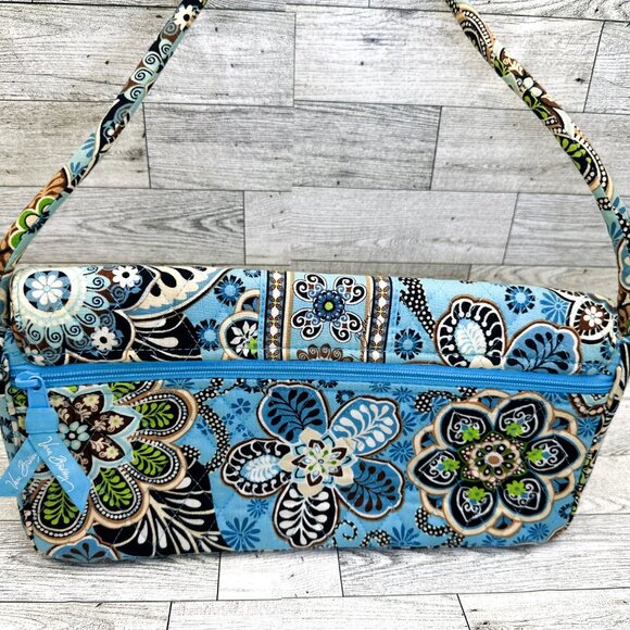 Vera Bradley Bali Blue Knot Just a Clutch Shoulder Bag/Purse - Picture 6 of 6